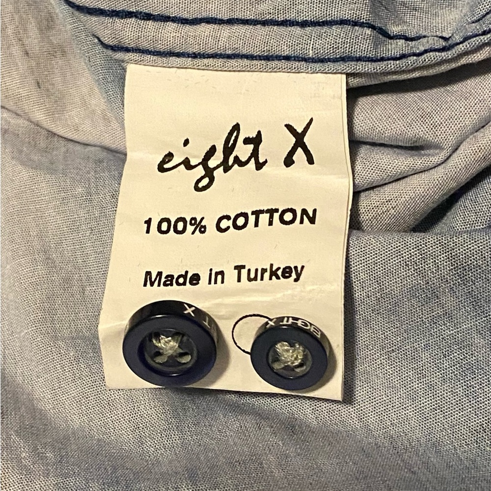 Eight X Premium Short Sleeve Shirt XL Slim Fit EUC Exclusively for Buckle - Picture 5 of 10